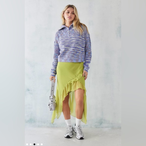 Daisy Street Space-Dye Knit Quarter-Zip NWT - Picture 3 of 8